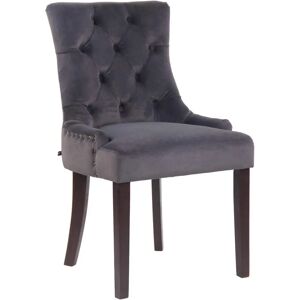 Chaise de salle à manger Aberdeen en velours - Style Chesterfield scandinave Chaise de salle à manger Aberdeen en velours - Style Chesterfield scandinave