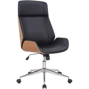 Chaise de Bureau CLP avec Haut Dossier - Réglable en Hauteur & Pivotante - Noir Chaise de Bureau CLP avec Haut Dossier - Réglable en Hauteur & Pivotante - Noir