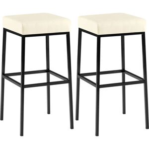 CLP Montreal Tabouret de Bar 80cm - Simili Cuir - Stable & Élégant CLP Montreal Tabouret de Bar 80cm - Simili Cuir - Stable & Élégant