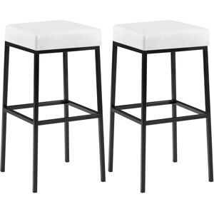 CLP Tabourets de Bar Montreal 80cm - Simili cuir classique CLP Tabourets de Bar Montreal 80cm - Simili cuir classique