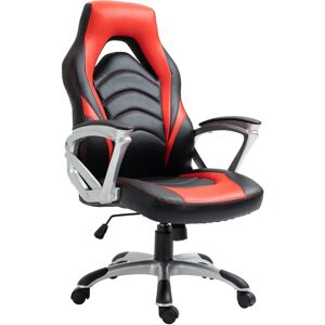 Chaise de bureau Foxton réglable - Noir Rouge - Chaise de bureau Chaise de bureau Foxton réglable - Noir Rouge - Chaise de bureau