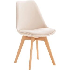 Homestoreking Linares Fauteuil en velours Beige - Chaise de salle à manger - Publicité Homestoreking Linares Fauteuil en velours Beige - Chaise de salle à manger - Publicité