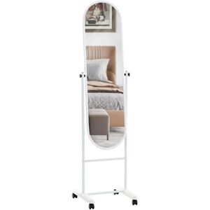 Pricenet Nane Oval Espejo de Pie Blanco - Standing Mirror Pricenet Nane Oval Espejo de Pie Blanco - Standing Mirror