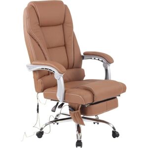 Chaise de bureau Pacific en cuir véritable - Massage, Confort - Publicité Chaise de bureau Pacific en cuir véritable - Massage, Confort - Publicité