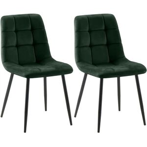 Chaises de salle à manger modernes CLP - Velours ou tissu Chaises de salle à manger modernes CLP - Velours ou tissu