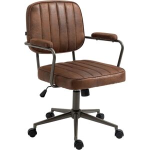 Silla de Oficina Natrona Coñac con Reposabrazos Ajustables - Silla de Oficina Silla de Oficina Natrona Coñac con Reposabrazos Ajustables - Silla de Oficina