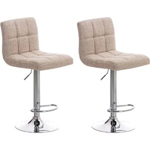 CLP - Ensemble de 2 Tabourets de Bar avec Assises Molletonnées - Publicité CLP - Ensemble de 2 Tabourets de Bar avec Assises Molletonnées - Publicité