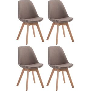 CLP Borneo V2 Gris 4 Sillas de Comedor - Conjunto de Sillas CLP Borneo V2 Gris 4 Sillas de Comedor - Conjunto de Sillas