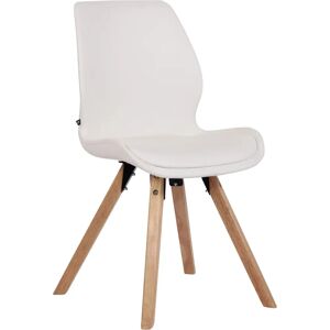 Chaise Luna de Pricenet - Simili cuir Blanc - Chaise - Publicité Chaise Luna de Pricenet - Simili cuir Blanc - Chaise - Publicité