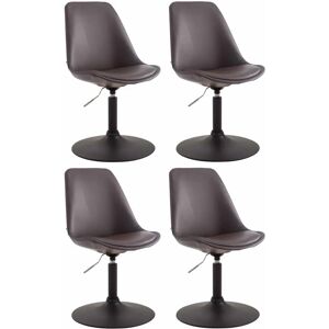 Ensemble de 4 chaises Maverick - Réglables, Pivotantes, Similicuir - Publicité Ensemble de 4 chaises Maverick - Réglables, Pivotantes, Similicuir - Publicité