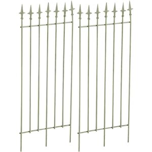 Ensemble de 2 treillis de jardin CLP - Vert Antique Ensemble de 2 treillis de jardin CLP - Vert Antique
