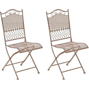 Chaises de Jardin Pliantes Marron Antique CLP - Mobilier d'extérieur - Publicité Chaises de Jardin Pliantes Marron Antique CLP - Mobilier d'extérieur - Publicité