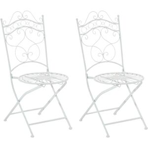 CLP - Set di Sedie da Giardino - Stile Vintage Fatto a Mano - 92x40x50cm CLP - Set di Sedie da Giardino - Stile Vintage Fatto a Mano - 92x40x50cm