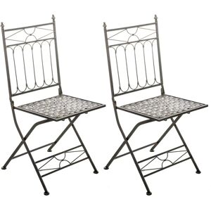 Set de Chaises de Jardin en Bronze - Pliantes Rustiques - Publicité Set de Chaises de Jardin en Bronze - Pliantes Rustiques - Publicité