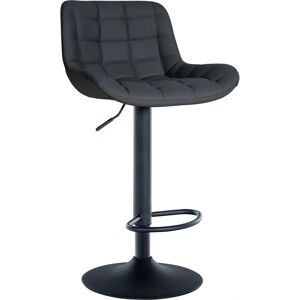 Tabouret de Bar Noir Tover CLP - Dossier haut ergonomique - Publicité Tabouret de Bar Noir Tover CLP - Dossier haut ergonomique - Publicité