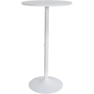Table de bar ronde blanche Pricenet - Ø 60 cm, 108-110 cm de hauteur - Publicité Table de bar ronde blanche Pricenet - Ø 60 cm, 108-110 cm de hauteur - Publicité