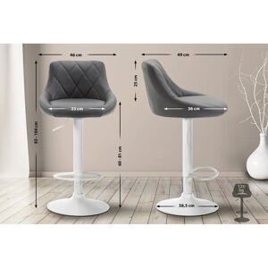 Homestoreking Lazio Sgabello da Bar - Altezza Regolabile Homestoreking Lazio Sgabello da Bar - Altezza Regolabile