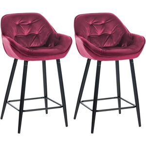 CLP Tabouret en Velours Gibson - Hauteur 76cm - Publicité CLP Tabouret en Velours Gibson - Hauteur 76cm - Publicité