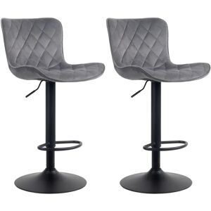 CLP - Tabouret de Bar Réglable en Velours - Design Moderne - Publicité CLP - Tabouret de Bar Réglable en Velours - Design Moderne - Publicité