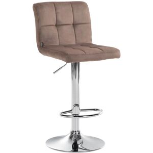 CLP Taburete de bar en terciopelo - Ajustable, giro 360°, Diseño moderno CLP Taburete de bar en terciopelo - Ajustable, giro 360°, Diseño moderno