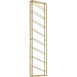FineBuy Winiarka Ścienna z Metalu 36x150x8 cm Na 8 Butelek - Winiarka FineBuy Winiarka Ścienna z Metalu 36x150x8 cm Na 8 Butelek - Winiarka