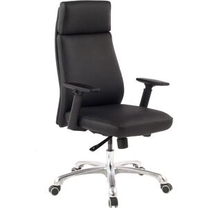 Chaise de Bureau FineBuy PORTO Cuir Noir Ergonomique avec Têtière - Fauteuil de Bureau - Publicité Chaise de Bureau FineBuy PORTO Cuir Noir Ergonomique avec Têtière - Fauteuil de Bureau - Publicité