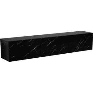 Wohnling Meuble TV Suspendu Style Marbre Noir - 160x30x30 cm - Publicité Wohnling Meuble TV Suspendu Style Marbre Noir - 160x30x30 cm - Publicité