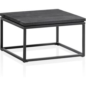 Konferenční stolek Wohnling z mangového dřeva - Přírodní povrch - 60x60x35 cm Konferenční stolek Wohnling z mangového dřeva - Přírodní povrch - 60x60x35 cm