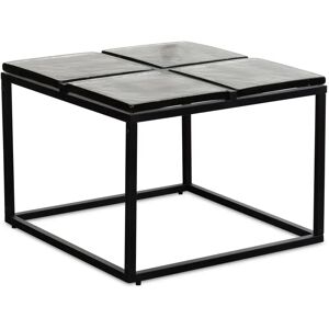 Czarny kwadratowy stolik kawowy FineBuy - Nowoczesny design Czarny kwadratowy stolik kawowy FineBuy - Nowoczesny design