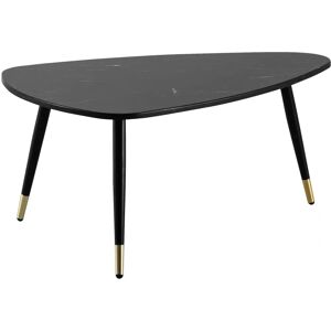 FineBuy Stolik Kawowy Trójkątny 90x60x41 cm z Marmurem FineBuy Stolik Kawowy Trójkątny 90x60x41 cm z Marmurem