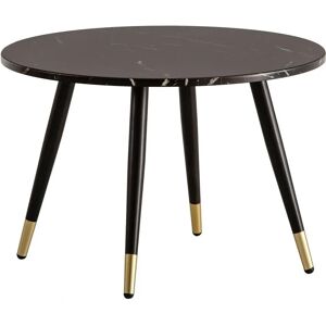 FineBuy - 60x60x41 - Okrągły - Marmurowy wygląd - Coffee Table FineBuy - 60x60x41 - Okrągły - Marmurowy wygląd - Coffee Table