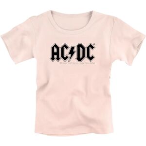 AC/DC Metal-Kids Logo T-skjorte - Gutter & Jente - Lyserosa AC/DC Metal-Kids Logo T-skjorte - Gutter & Jente - Lyserosa