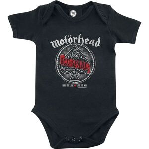 Motörhead Metal-Kids Corps Bandeau Rouge - Unisexe - Noir - 56/62 à 80/86 - Body - Publicité Motörhead Metal-Kids Corps Bandeau Rouge - Unisexe - Noir - 56/62 à 80/86 - Body - Publicité