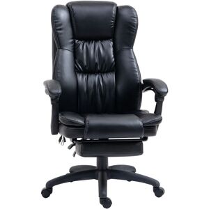 Sedia Ufficio Vinsetto con Massaggio, Regolabile, Nero - Sedia Ufficio Sedia Ufficio Vinsetto con Massaggio, Regolabile, Nero - Sedia Ufficio