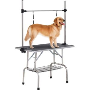 PawHut - Trimmtisch - Biały/Czarny - 170x107x107 cm - Grooming table PawHut - Trimmtisch - Biały/Czarny - 170x107x107 cm - Grooming table