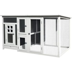 PawHut - Hühnerstall - Szary - Chicken coop PawHut - Hühnerstall - Szary - Chicken coop