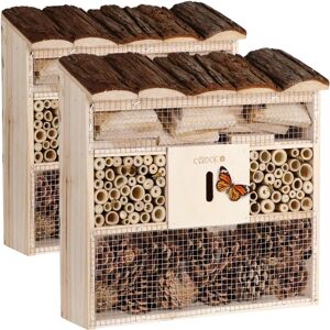 Cadoca Insektenhotel - Naturholz 30,5x9,5x31cm - N/A Cadoca Insektenhotel - Naturholz 30,5x9,5x31cm - N/A