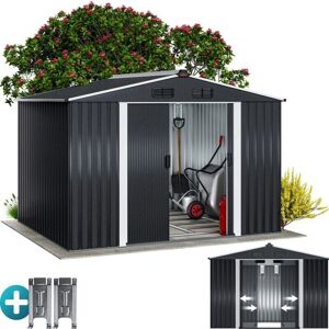 Gardebruk Metal Tool Shed - 5m² - Anthracite metallic Gardebruk Metal Tool Shed - 5m² - Anthracite metallic