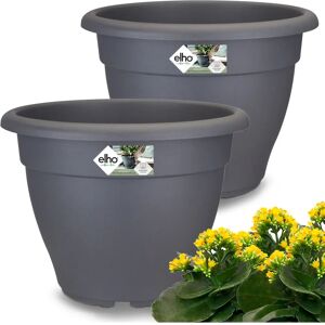 Gardebruk Anthracite Recycled Plastic Flower Pot Set - Flower Pot Set Gardebruk Anthracite Recycled Plastic Flower Pot Set - Flower Pot Set