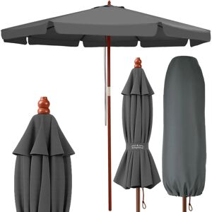 Kingsleeve Wooden Parasol UV50+ Waterproof 330cm - Garden, Balcony, Terrace - Parasol Kingsleeve Wooden Parasol UV50+ Waterproof 330cm - Garden, Balcony, Terrace - Parasol