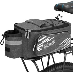 monzana Fahrradtasche Grau 30x23x15cm - Wasserdicht monzana Fahrradtasche Grau 30x23x15cm - Wasserdicht