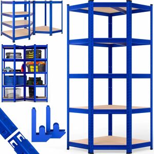 MONZANA Metal Shelving Unit - Heavy Duty Adjustable Corner Storage - 180x70x40cm MONZANA Metal Shelving Unit - Heavy Duty Adjustable Corner Storage - 180x70x40cm