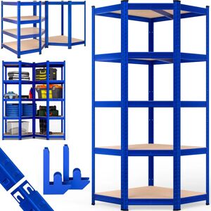 MONZANA Metal Shelving Unit - Heavy Duty Adjustable Corner Storage - 180x70x40cm MONZANA Metal Shelving Unit - Heavy Duty Adjustable Corner Storage - 180x70x40cm