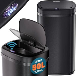 Monzana 50L Sensor Trash Can - Stainless Steel, Automatic Lid, LED Display Monzana 50L Sensor Trash Can - Stainless Steel, Automatic Lid, LED Display