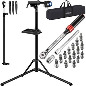 Support de Réparation de Vélos Monzana - Ajustable 50kg, Rotation à 360° Support de Réparation de Vélos Monzana - Ajustable 50kg, Rotation à 360°