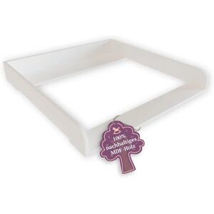 Accessoire de change en bois blanc Lasse 80x11x80 cm de Puckdaddy - Publicité Accessoire de change en bois blanc Lasse 80x11x80 cm de Puckdaddy - Publicité