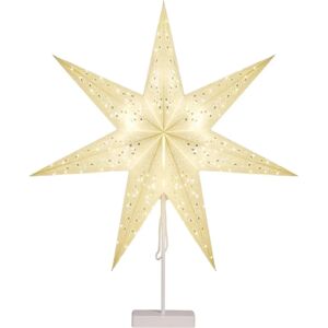 Casaria White Paper Star LED with Stand - Christmas Star Casaria White Paper Star LED with Stand - Christmas Star