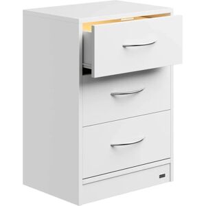 Casaria Eloise White Nightstand - Nightstand Casaria Eloise White Nightstand - Nightstand