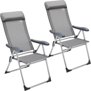 Casaria Garden Chair Set - Adjustable 7-Position Lightweight Aluminum Recliner Casaria Garden Chair Set - Adjustable 7-Position Lightweight Aluminum Recliner