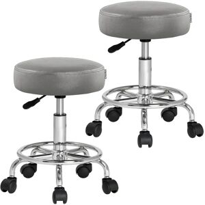 Tabouret de Bureau Casaria - Pivotant, Réglable, Assise Rembourrée 10cm - Bureau, Beauté, Atelier Tabouret de Bureau Casaria - Pivotant, Réglable, Assise Rembourrée 10cm - Bureau, Beauté, Atelier